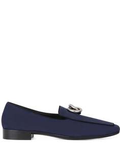 Giuseppe Zanotti лоферы с металлическим декором
