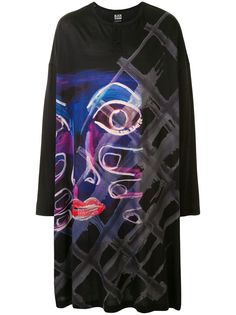 Yohji Yamamoto длинная рубашка хенли