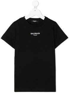 Balmain Kids футболка с логотипом