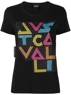 Just Cavalli футболка с логотипом