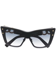 Balmain Eyewear солнцезащитные очки в оправе кошачий глаз