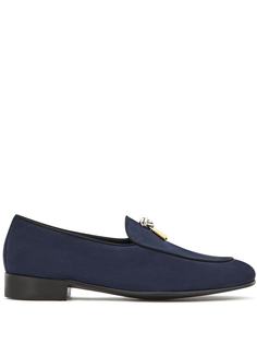 Giuseppe Zanotti лоферы Edwyn с металлическим декором