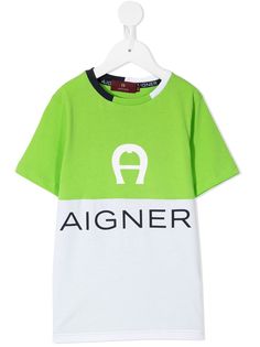 Aigner Kids двухцветная футболка