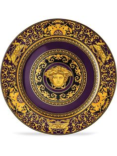 Versace тарелка с узором Medusa из коллаборации с Versace (30 см) Rosenthal