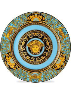 Versace тарелка с узором Medusa из коллаборации с Versace (30 см) Rosenthal
