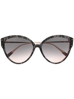 MISSONI EYEWEAR солнцезащитные очки в оправе кошачий глаз