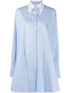 Ermanno Scervino платье-рубашка в тонкую полоску