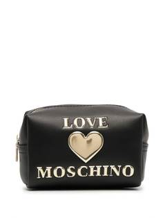 Love Moschino косметичка с логотипом