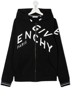Givenchy Kids худи на молнии с логотипом