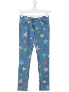 Stella McCartney Kids джинсы скинни с принтом