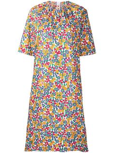 Marni платье-трапеция с принтом