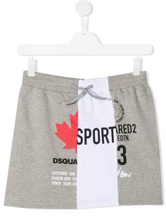 Dsquared2 Kids юбка с кулиской и логотипом