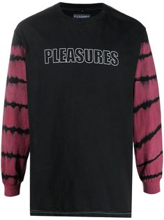 Pleasures футболка Outline с длинными рукавами