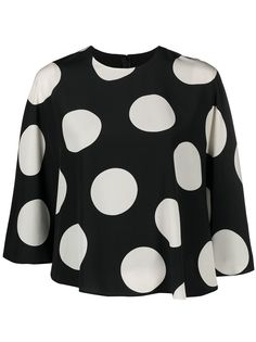 Valentino блузка в горох