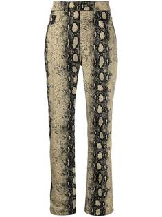 Pleasures брюки Intercourse со змеиным принтом