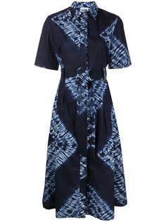P.A.R.O.S.H. платье-рубашка с графичным принтом