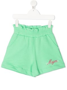 MSGM Kids спортивные шорты с логотипом