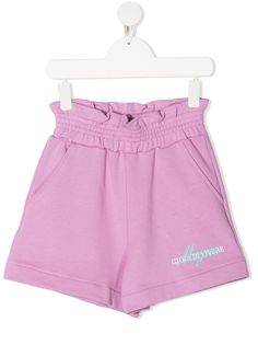 MSGM Kids спортивные шорты с логотипом