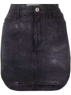 The Attico джинсовая юбка-шорты с завышенной талией