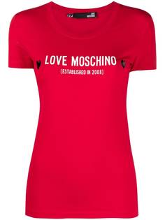 Love Moschino футболка с логотипом