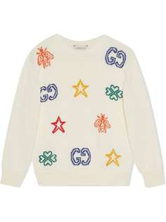 Gucci Kids джемпер вязки интарсия