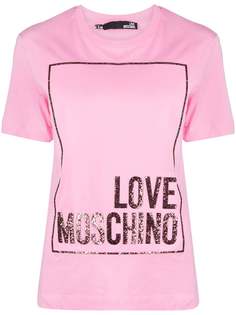 Love Moschino футболка с логотипом