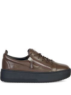 Giuseppe Zanotti массивные кроссовки с молниями