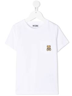 Moschino Kids футболка Teddy с логотипом
