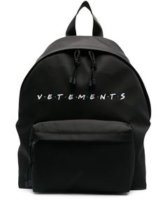 VETEMENTS рюкзак с вышитым логотипом