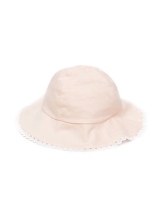 Chloé Kids шляпа с кружевом