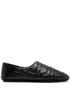 Fendi слиперы с логотипом FF