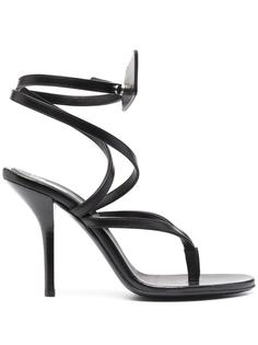 Off-White Zip Tie 100mm strappy sandals