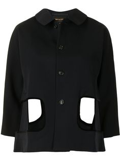Comme Des Garçons Pre-Owned однобортный пиджак с вырезами