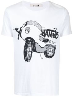 Yohji Yamamoto Pre-Owned футболка с принтом