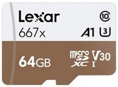 Карта памяти Lexar microSDXC Professional 667x 64Gb LMS0667064G-BNANG