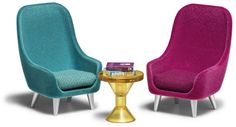 Набор мебели для домика Lundby Кресла (разноцветный)