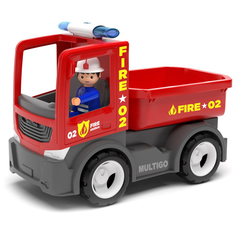 Машинка EFKO Пожарный грузовик игрушка с водителем 22 см (27284EF-CH)