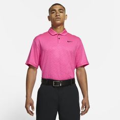Мужская рубашка-поло в полоску для гольфа Nike Dri-FIT Vapor