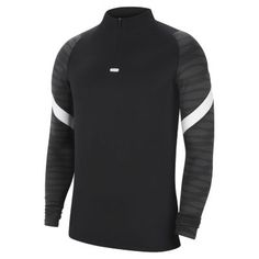 Мужская футболка для футбольного тренинга с молнией 1/4 Nike Dri-FIT Strike