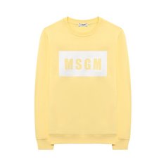 Хлопковый свитшот MSGM kids