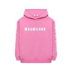 Хлопковое худи MSGM kids