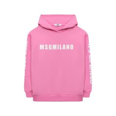 Хлопковое худи MSGM kids