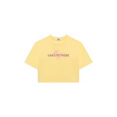 Укороченная футболка MSGM kids