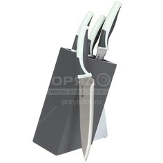 Набор ножей стальных Daniks Маренго JA20190132 на подставке, 5 предметов
