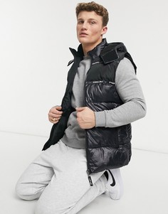 Жилет с вышивкой "Prolific" River Island-Черный цвет