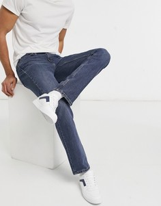 Темно-выбеленные розоватые джинсы узкого кроя Levis Skateboarding 511-Голубой