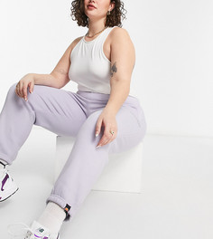 Сиреневые джоггеры со стразами ellesse Plus-Фиолетовый цвет