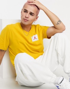 Желтая футболка с нашивкой-логотипом Nike Jordan Flight-Желтый