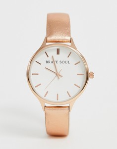 Женские часы с металлическим ремешком Brave Soul-Золотой