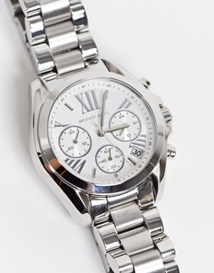 Серебристые часы Michael Kors Bradshaw MK6174-Серебристый